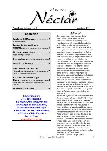 El Nuevo Nectar May-Junio 2000.pdf - Tecnologias Sagradas