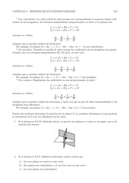 SISTEMAS DE ECUACIONES LINEALES