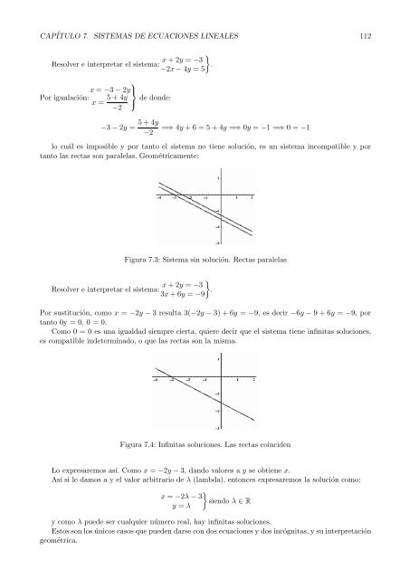 SISTEMAS DE ECUACIONES LINEALES