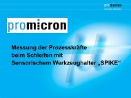 Sensorischer Werkzeughalter SPIKE - pro-micron