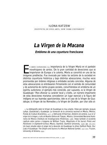 Texto completo (PDF) - Anales del Instituto de Investigaciones ...