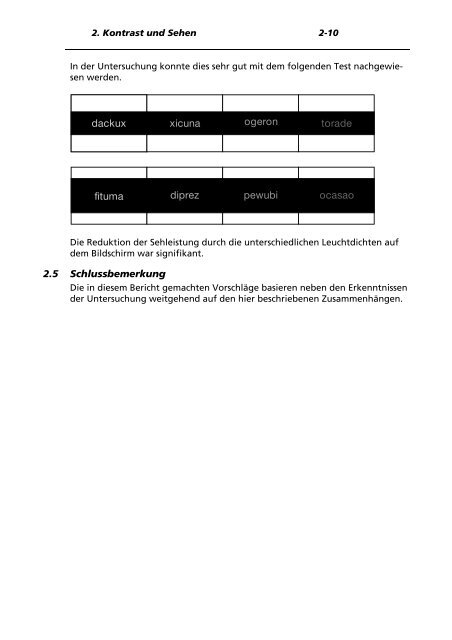 Verbesserte Lesbarkeit von Bildschirminformationen für ...