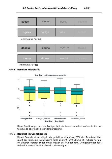 Verbesserte Lesbarkeit von Bildschirminformationen für ...