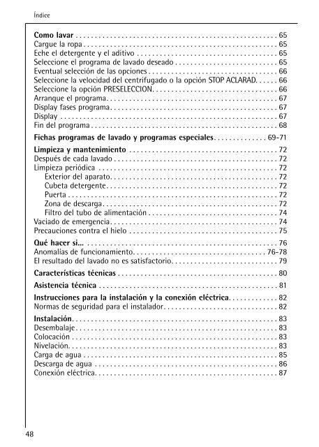 Como lavar - Washing Machine Manual