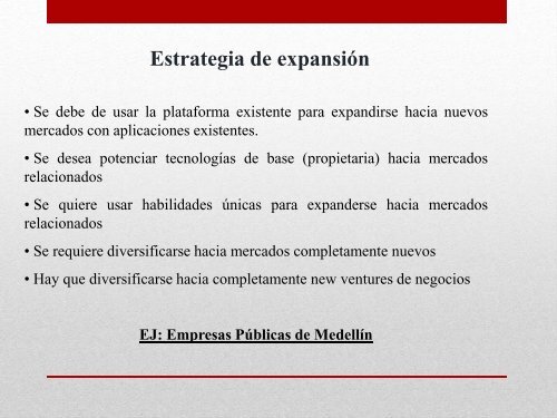 Formulación de la Estrategia