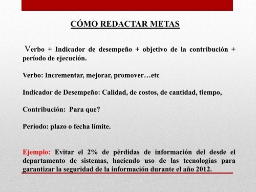 Formulación de la Estrategia