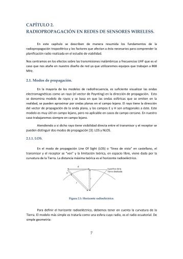 capítulo 2. radiopropagación en redes de sensores wireless.