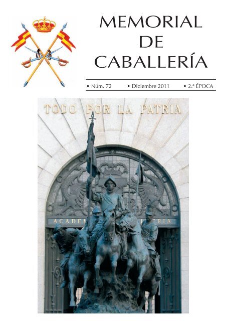 MEMORIAL DE CABALLERÍA Nº 72 DICIEMBRE 2011 - Portal de ...