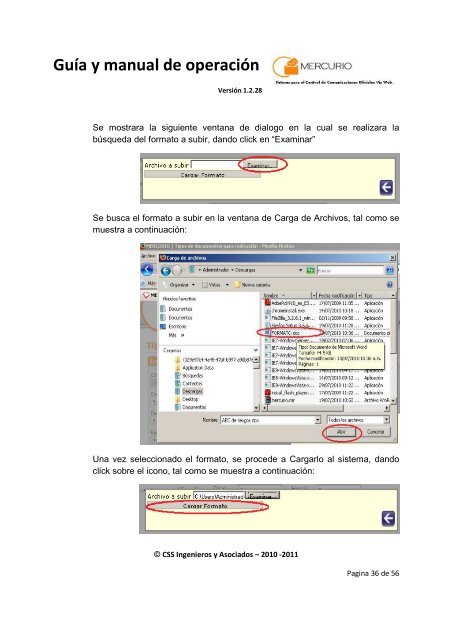 Guía y manual de operación - CSS Ingenieros y Asociados SAS