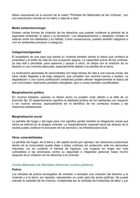 “Juego de Herramientas” - toolkit - Housing and Land Rights Network