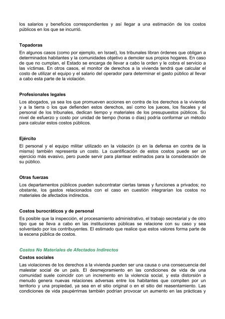 “Juego de Herramientas” - toolkit - Housing and Land Rights Network