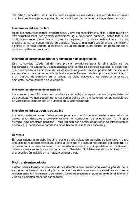 “Juego de Herramientas” - toolkit - Housing and Land Rights Network