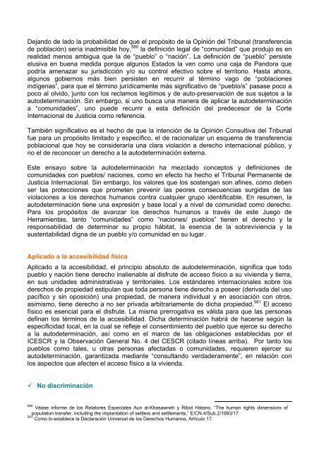 “Juego de Herramientas” - toolkit - Housing and Land Rights Network