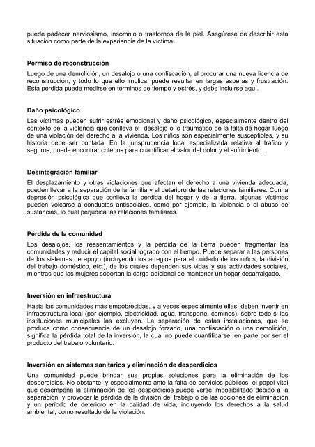 “Juego de Herramientas” - toolkit - Housing and Land Rights Network