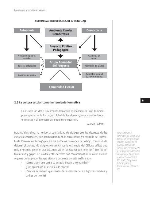 Convivencia escolar y formación de valores - educacioennvalores ...