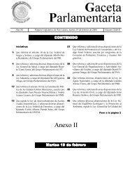 Anexo II - Gaceta Parlamentaria, Cámara de Diputados