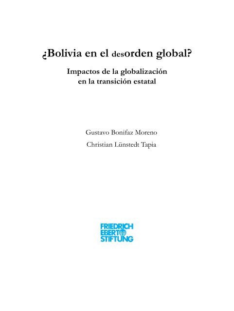 ¿Bolivia en el desorden global? - Biblioteca Virtual de Salud Publica