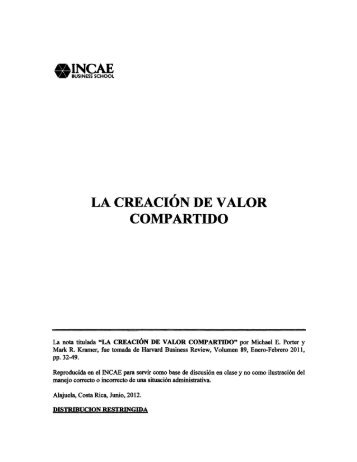 La Creacion De Valor.pdf - ILGO