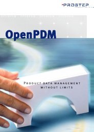 OpenPDM brochure - Prostep AG