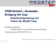 Bridging the Gap PDM-Sichten - Konzepte