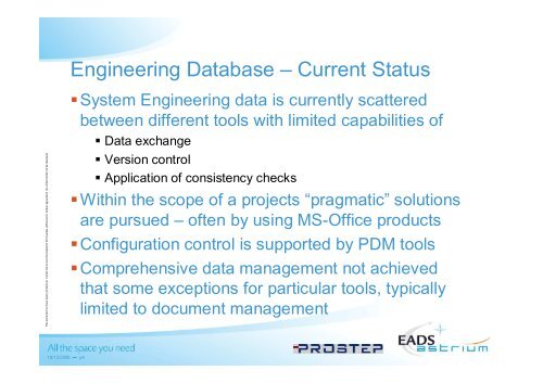 Space System Reference Model – - Prostep AG