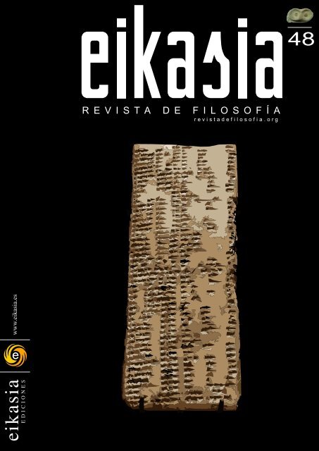 Descargar número completo (4,9 MB) - EIKASIA - Revista de Filosofía
