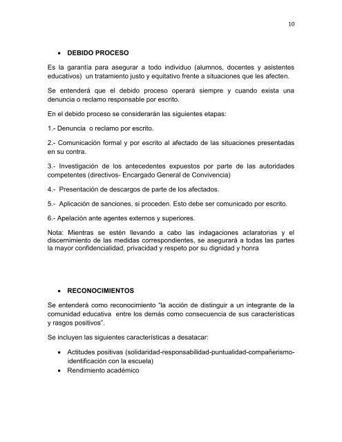 MANUAL DE CONVIVENCIA ESCOLAR - San Andrés de Pica