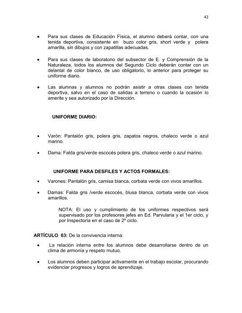 MANUAL DE CONVIVENCIA ESCOLAR - San Andrés de Pica