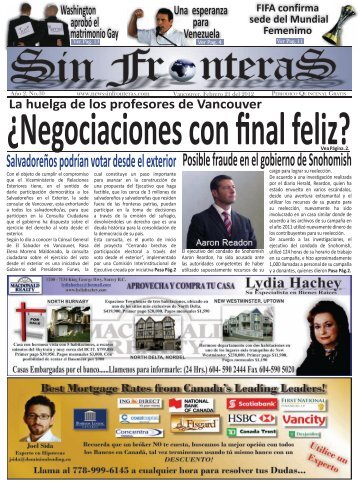30 Ejemplar del Periodico SinFronterasNews.indd