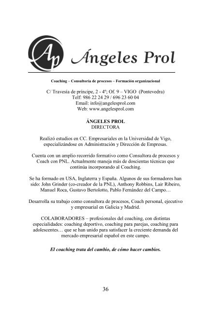 Abril 2013 - Secretos para una salud superior - Angeles Prol Coaching