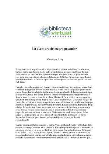 La aventura del negro pescador - Biblioteca Virtual Universal