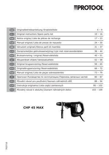 CHP 45 MAX - Protool GmbH