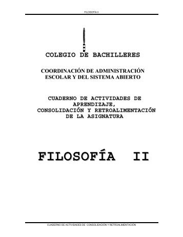 cuaderno de actividades filosofia 2 - Sitio del grupo Web