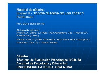 Clase 3_U.III. - Fiabilidad - Universidad Católica Argentina