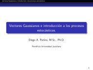 Vectores Gaussianos e introducción a los procesos estocásticos. - Etb