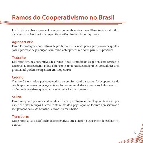 Cooperativismo - Ministério da Agricultura, Pecuária e Abastecimento