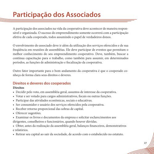 Cooperativismo - Ministério da Agricultura, Pecuária e Abastecimento