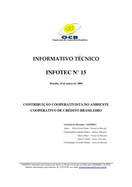 INFOTEC N° 15 - OCB