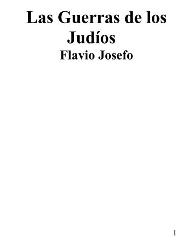 Flavio Josefo - Las guerras de los judíos - v1.0