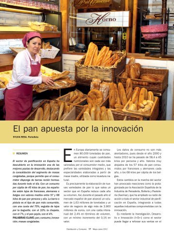 El pan apuesta por la innovación - Mercasa