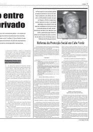 Reforma da Protecção Social em Cabo Verde - A Semana