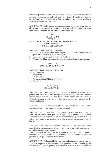 Código Procesal Criminal de la Provincia de San Luis