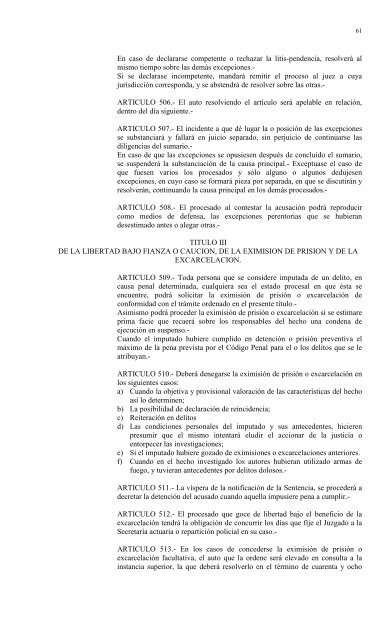 Código Procesal Criminal de la Provincia de San Luis