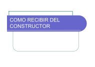COMO RECIBIR DEL CONSTRUCTOR - AP Legis