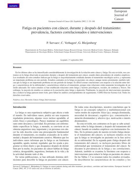 el cáncer de próstata causa fatiga