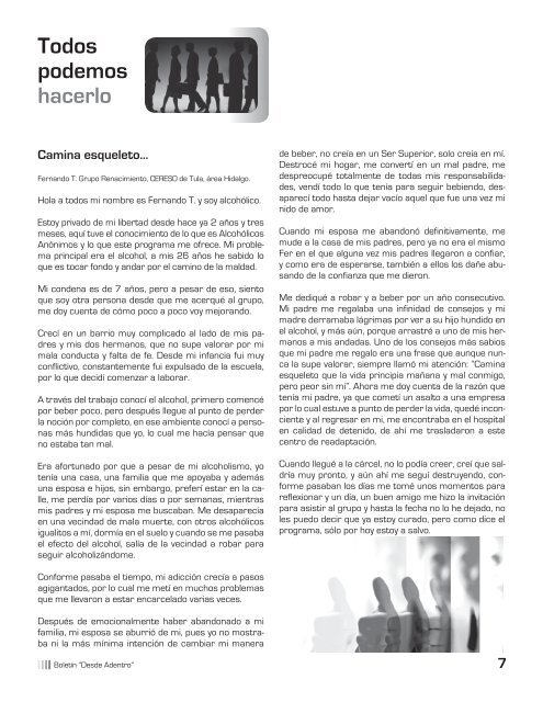 Editorial - Central Mexicana de Servicios Generales de Alcohólicos ...