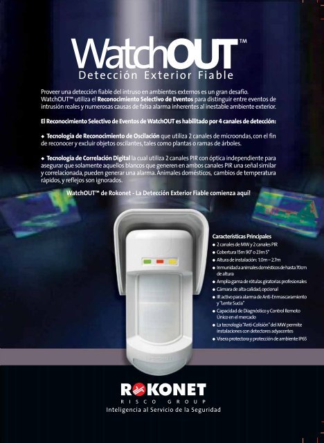 folleto - Arcontrol: Sistemas de Seguridad