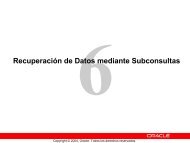 Recuperación de Datos mediante Subconsultas