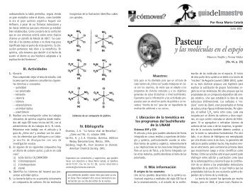 No. 44, p. 26, Pasteur y las moléculas en el espejo - Cómo ves?