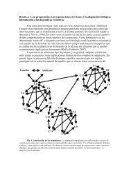 Rosell, J. 2008. Introducción a las disyuntivas evolutivas